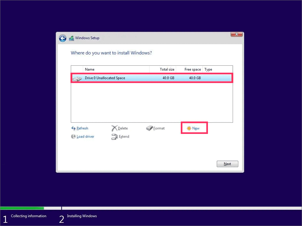 5-create-partition-windows-10-installation