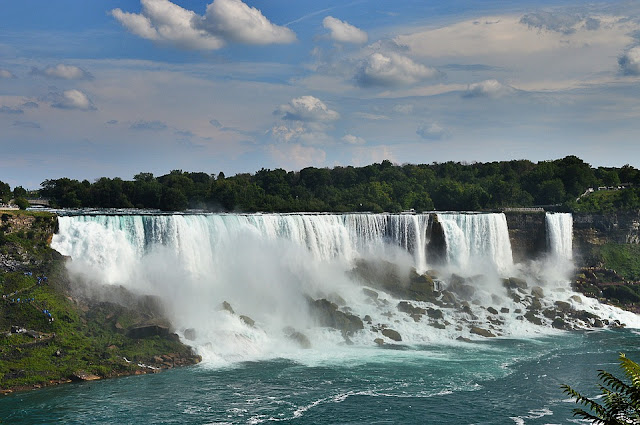 The great power of the waterfall has long been considered as a source of energy.