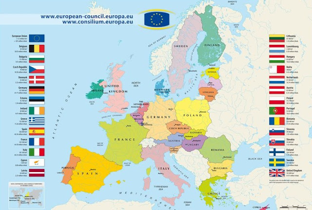 Schengen ülkeleri haritası