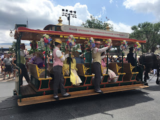 Spring Main Street USA Trolley Show Disney World