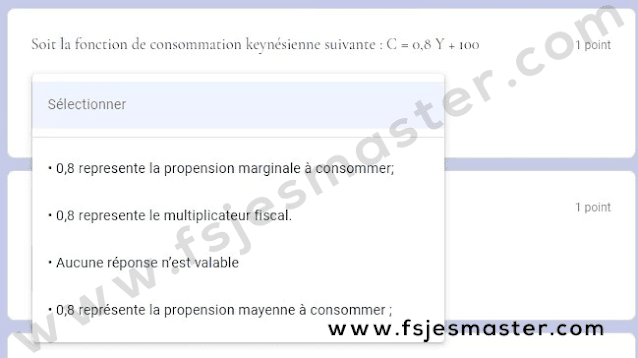 Exemple Concours Master Gestion Financière Comptable et Fiscale (GFCF) 2021-2022 - Fsjes Agdal