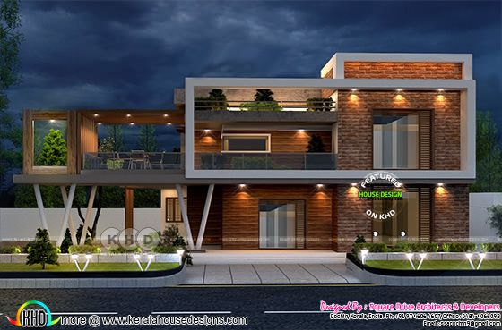 Stunning ultra imoderni iboxi model ihousei plan Kerala ihomei 