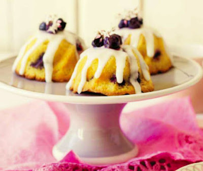 Blueberry and Lemon Bundt Cakes