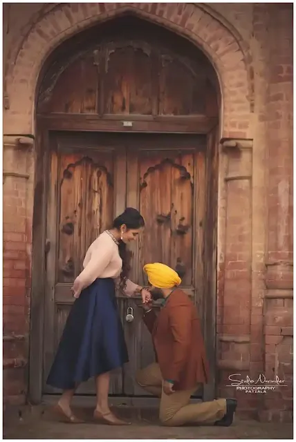 Punjabi couple Poses