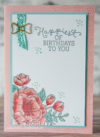 Birthday Blooms Card - A Class You Could Take.  Get the details here