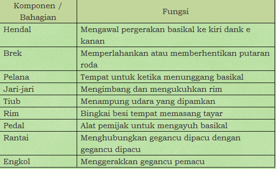 Fungsi Madgad Basikal