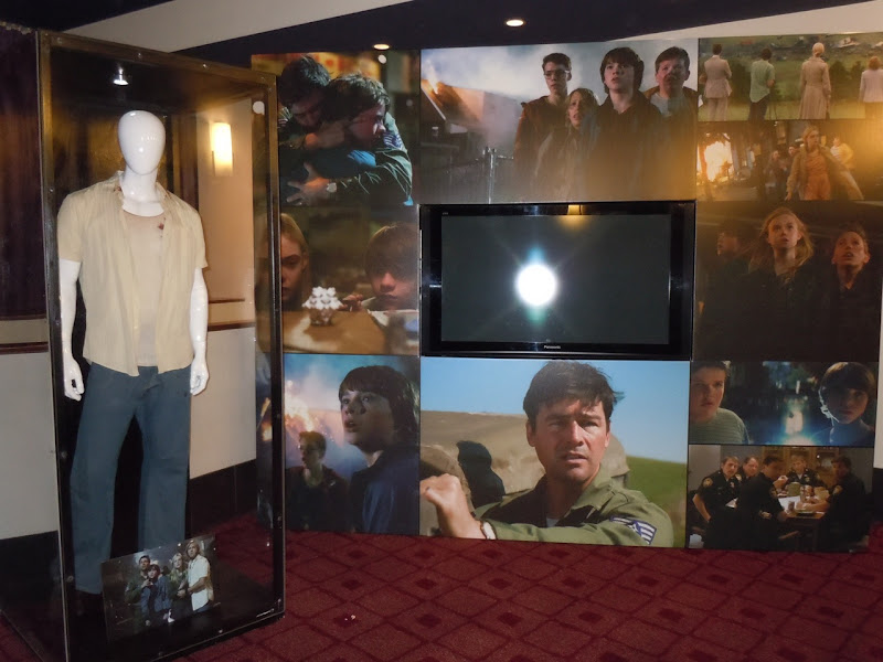 Super 8 movie costume display