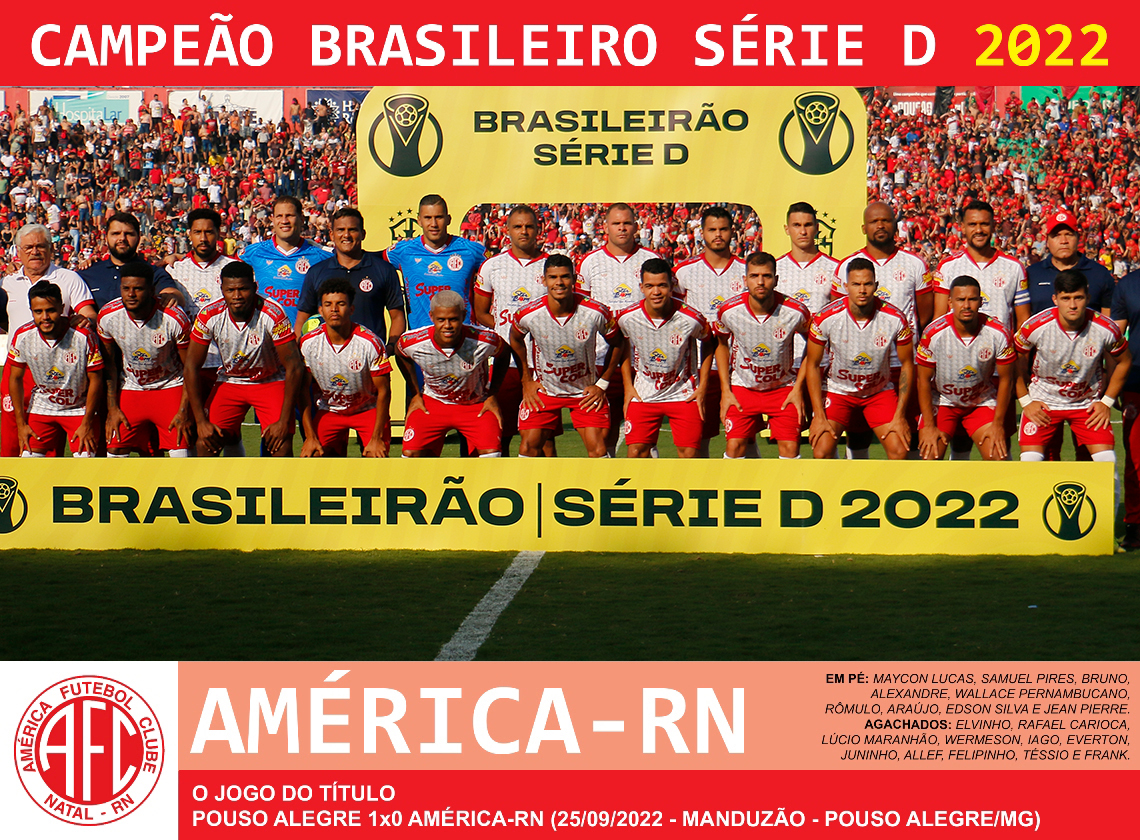 Pouso Alegre visita o América-RN no primeiro jogo da final da Série D