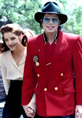 Michael Jackson and Lisa Marie Presley