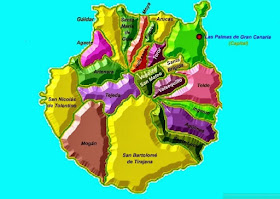 mapa Gran Canaria