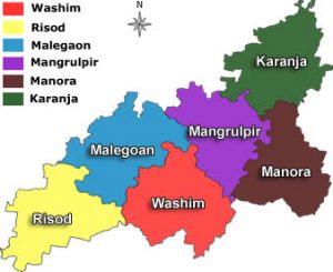 Washim district Map