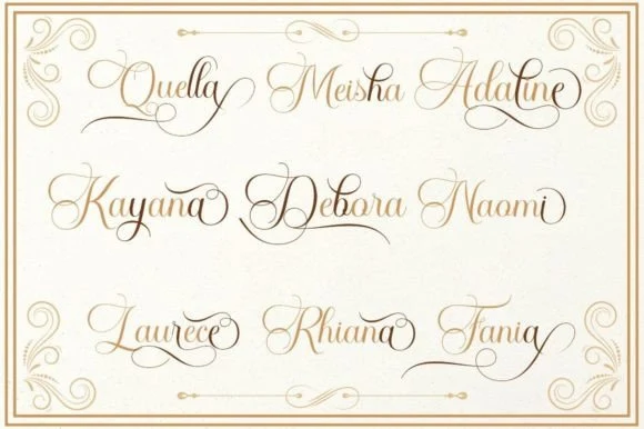 Andalucia Calligraphy Font