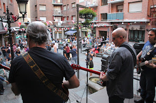 La Banda de Jalber en la plaza Federico García Lorca