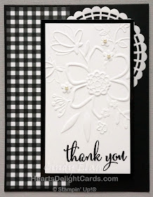 Heart's Delight Cards, Love What You Do, SRC - Love What You Do, Thank You Card, Stamp Review Crew, Stampin' Up!