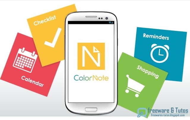 ColorNote : un bloc-notes coloré pour votre Android