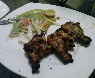 Murgh chicken Peshwari Kebab at India Restaurant Kidderpore