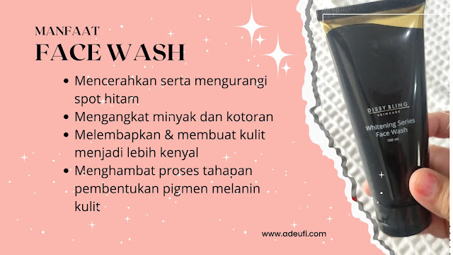 review jujur penggunaan skincare dissy bling whitening series