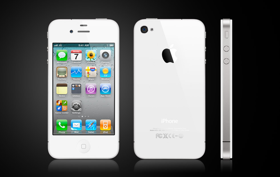 Apple iphone 4 White