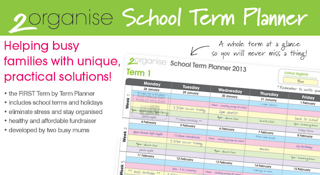 family calendar, family planner, family organiser, healthy fundraising, healthy fundraiser, school term planner