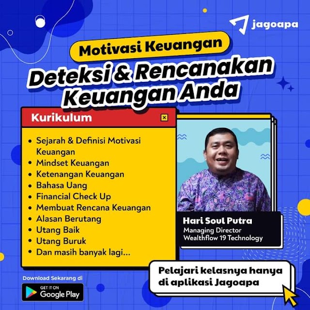 Motivasi Keuangan, Deteksi & Rencanakan Keuangan Anda Bersama Hari Soul Putra