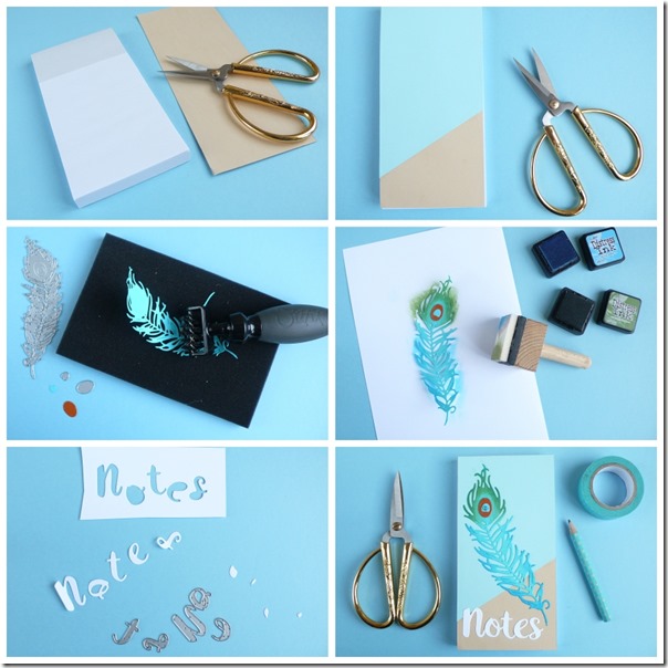 diy-peacock-feather-notebook-cover-step-by-step
