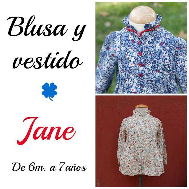 Blusa y vestido para niña