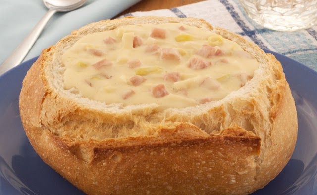Creme de Queijo com Lombo no Pão