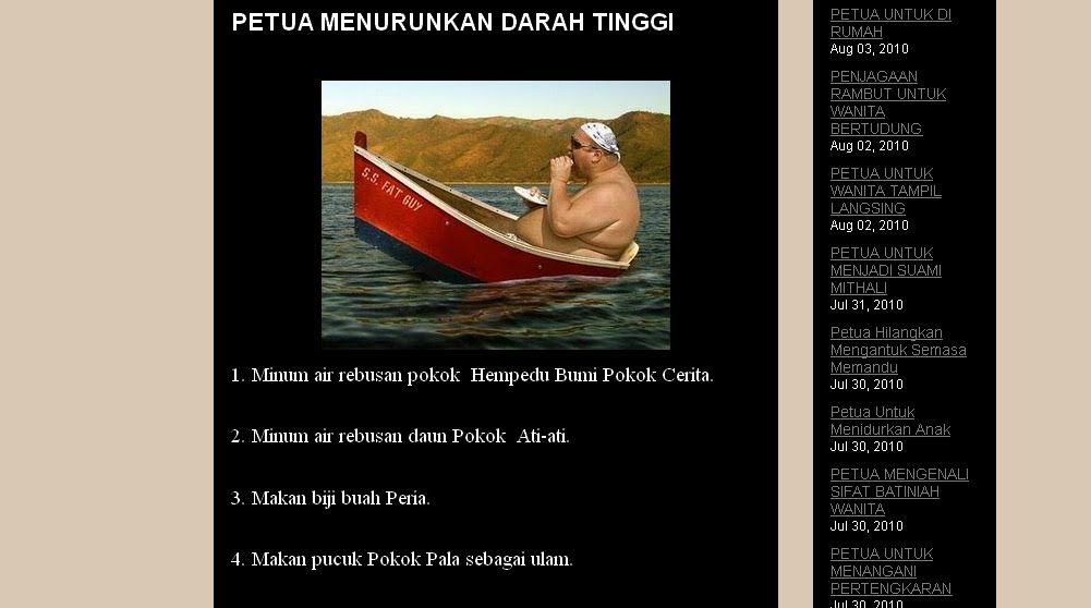 HARUBIRU: Petua Melayu