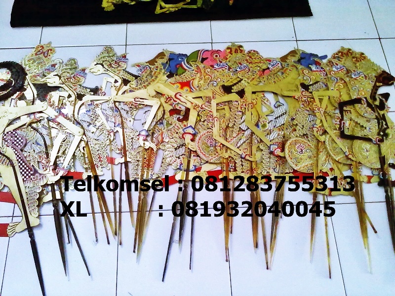 Jual wayang kulit 1 set wayangkulit lengkap Jual wayang 