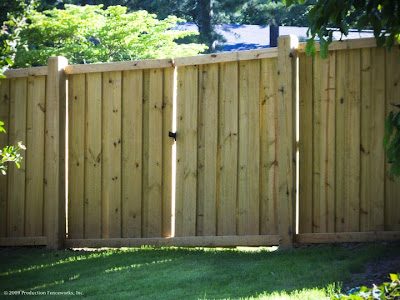 Wood Privacy Fence Gate