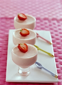 Mousse de fresas