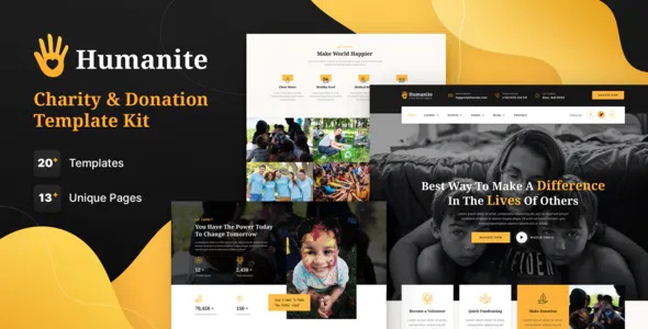 Best Charity and Donation Elementor Template Kit