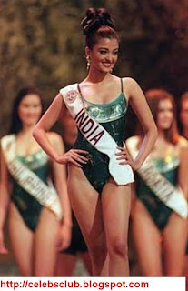 Miss World Aishwarya Rai 1994 in a bikni