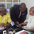 Happening live at the People's Democratic Party PDP, Gov Okowa Campaign Office, Asaba. 