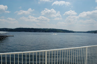 The view of the Lake of the Ozarks from Neptune 101, Atlantis Island