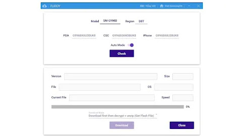 FUDDY – tool tải ROM stock cho các thiết bị Samsung Galaxy