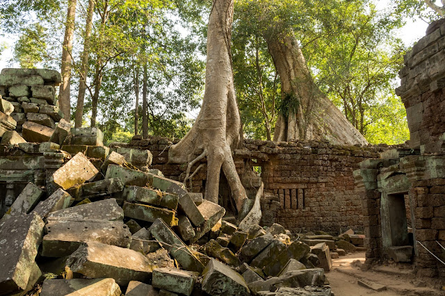 kambodža, siem reap, angkor, vat, wat, cestování, Asie, bayon, thom