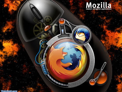 Mozilla Firefox in Wallpaper 