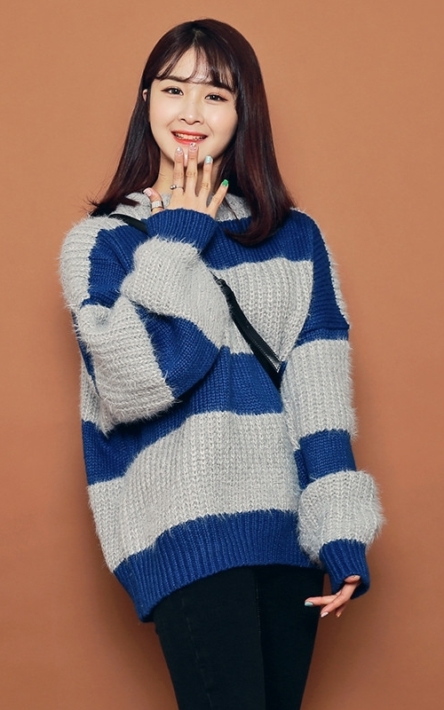 Faux Wool Blend Wide Stripe Sweater