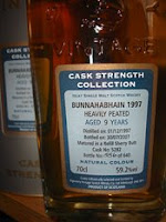 signatory bunnahabhain 1997 heavily peated cask strength