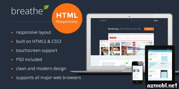 Breathe Responisive HTML Template