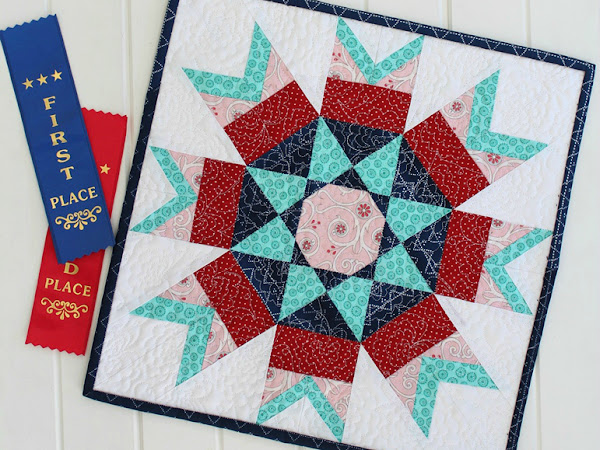 Rosette Mini Quilt + Your Free September Calendar