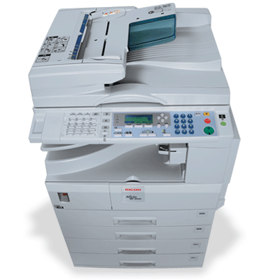 تعريف طباعه واسكانر اله تصوير مستندات ريكو MP2000