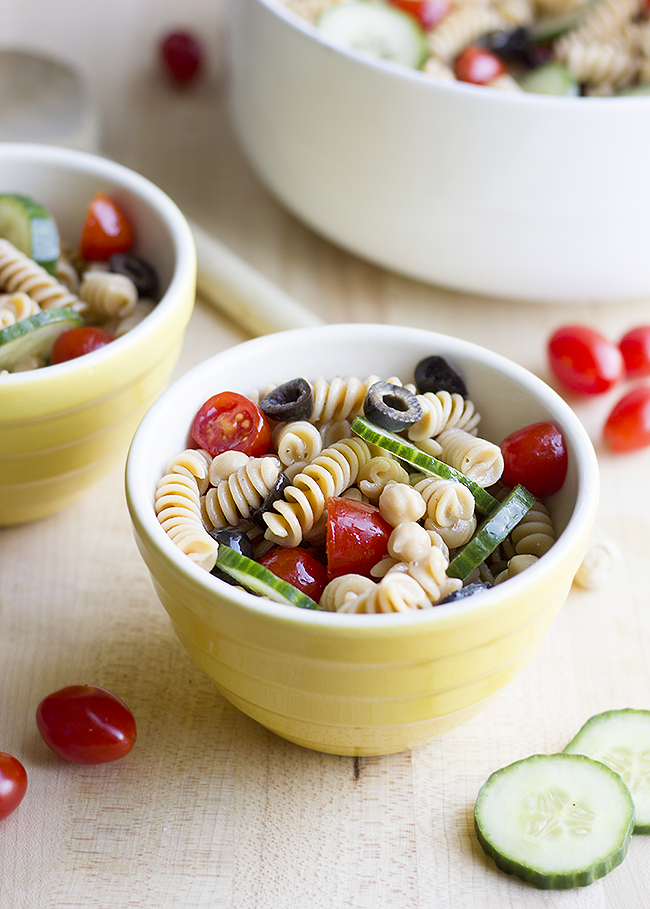 Plant-Based Chickpea Pasta Salad