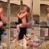 Padre e hija generan polémica tras bailar así en la cocina