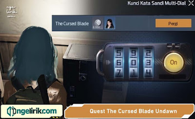 Kata Sandi Quest The Cursed Blade Undawn