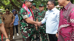  Bahtiar Baharuddin Ikuti Gerakan Bersih Sampah Bersama KASAD Jenderal TNI Maruli Simanjuntak
