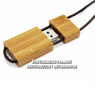 usb flashdisk kayu model tali / tambang