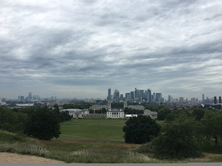 London city view from Greenwich Park