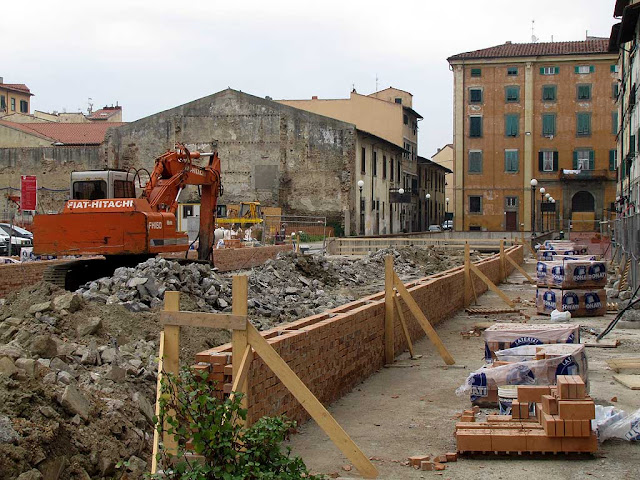 The new canal, viale Caprera, Livorno